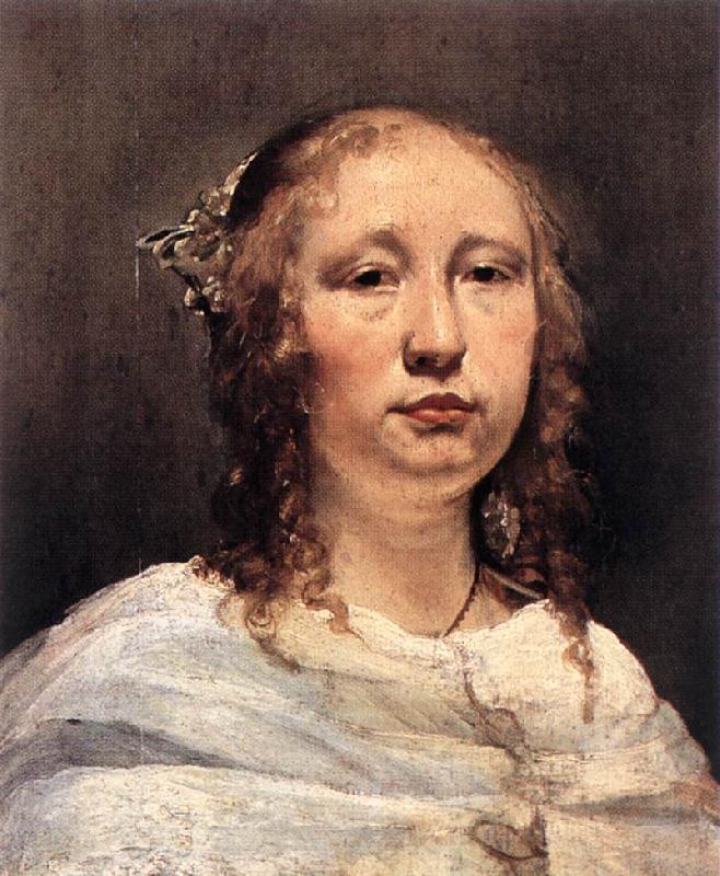 BRAY, Jan de Portrait of a Young Woman dg oil painting image